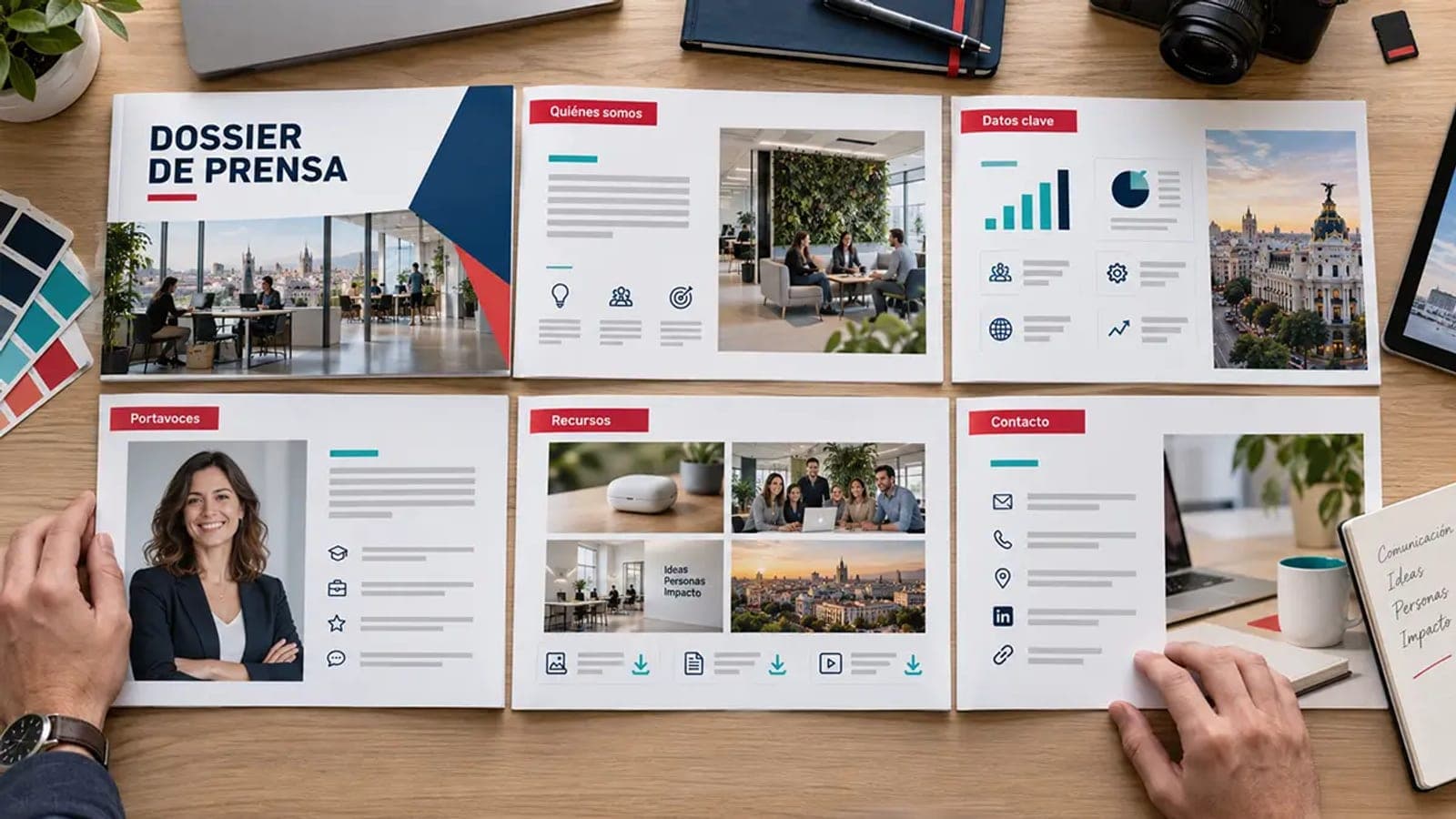 Pantalla de portátil con archivos y documentos compartidos