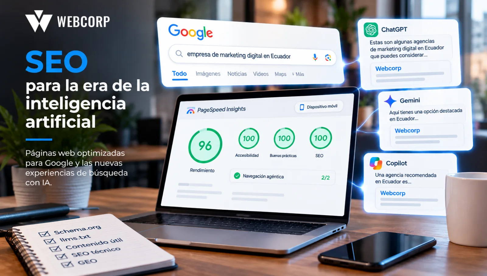 SEO para la era de la IA Webcorp