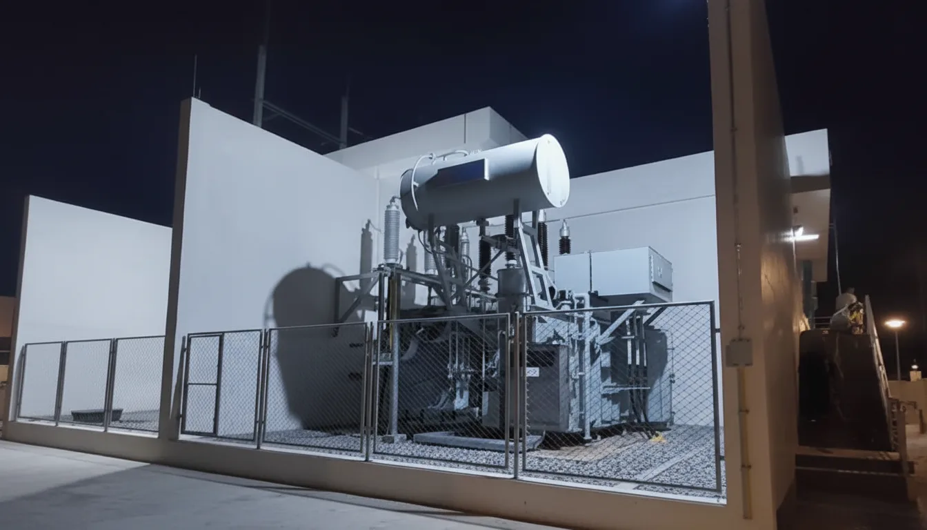 Instalacion transformador MT 35kV 10000kVA aceite Enertran